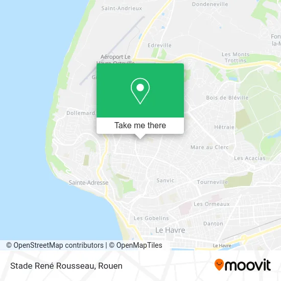 Stade René Rousseau map