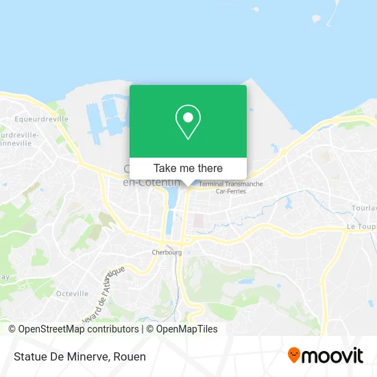 Statue De Minerve map