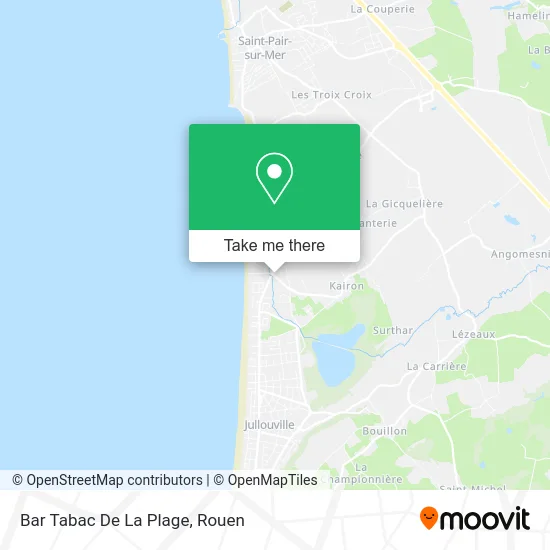 Bar Tabac De La Plage map