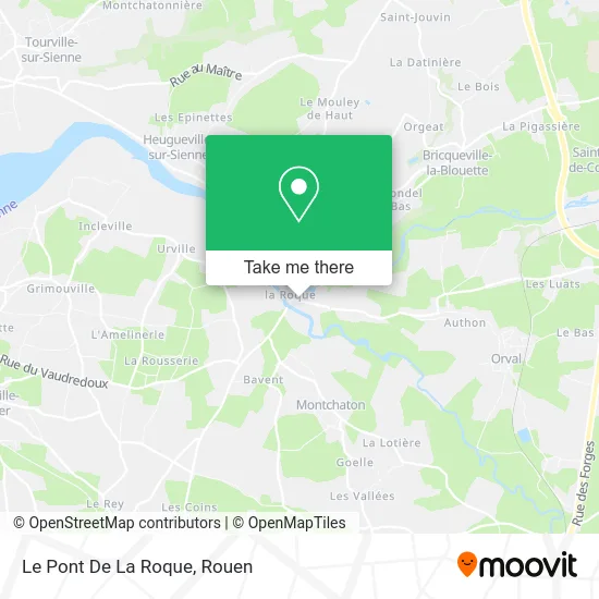 Le Pont De La Roque map