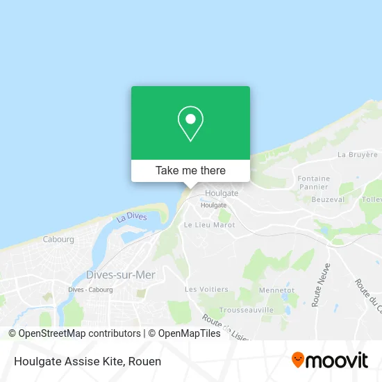 Houlgate Assise Kite map