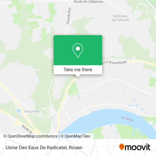 Usine Des Eaux De Radicatel map