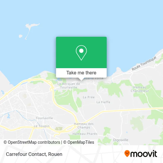 Carrefour Contact map