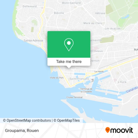 Groupama map
