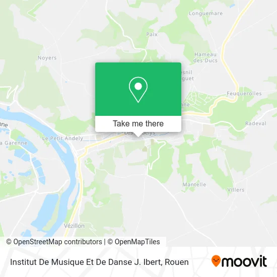 Institut De Musique Et De Danse J. Ibert map