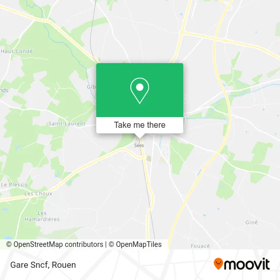 Gare Sncf map