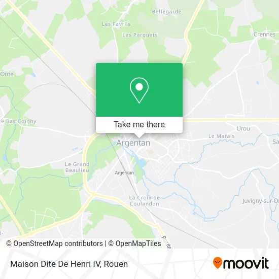 Maison Dite De Henri IV map