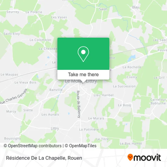 Résidence De La Chapelle map