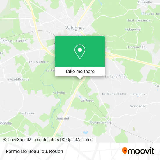 Ferme De Beaulieu map
