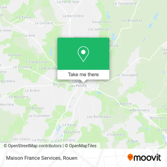 Maison France Services map
