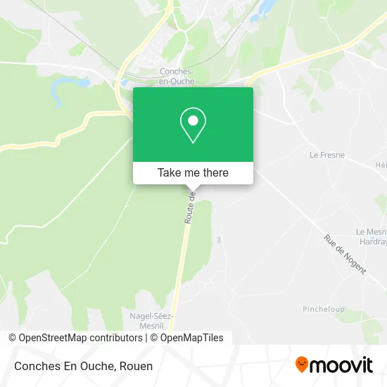 Conches En Ouche map