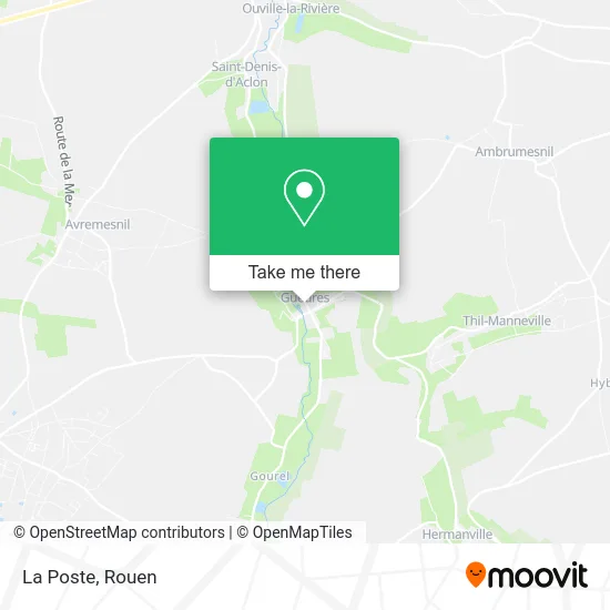 La Poste map