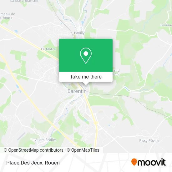 Place Des Jeux map