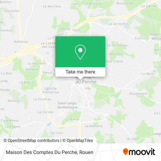 Maison Des Comptes Du Perche map