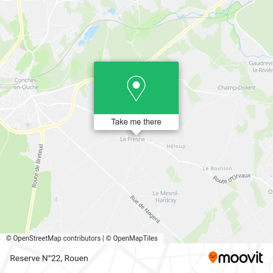 Reserve N°22 map