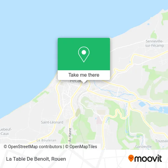 La Table De Benoît map
