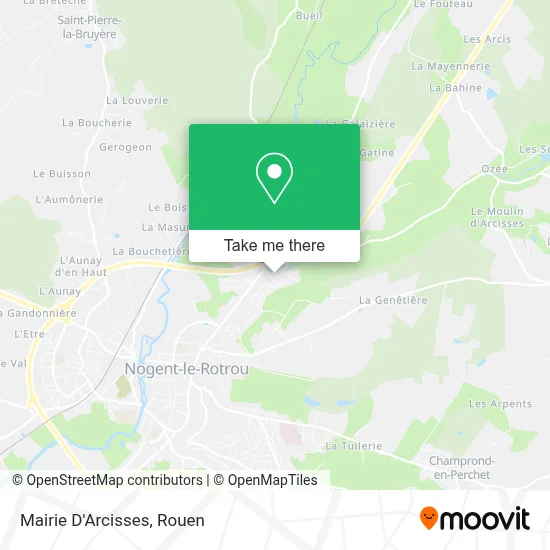 Mairie D'Arcisses map