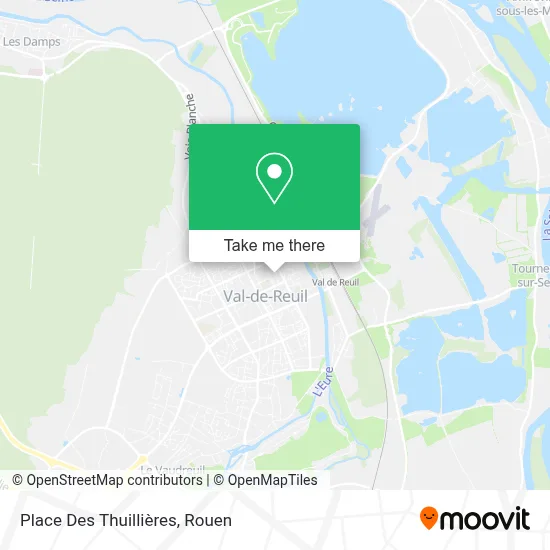 Place Des Thuillières map