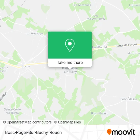 Bosc-Roger-Sur-Buchy map