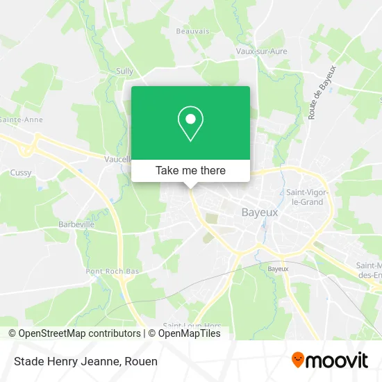 Stade Henry Jeanne map