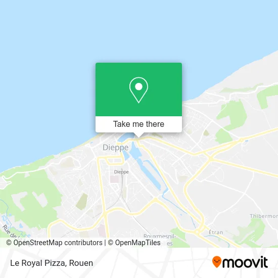 Le Royal Pizza map