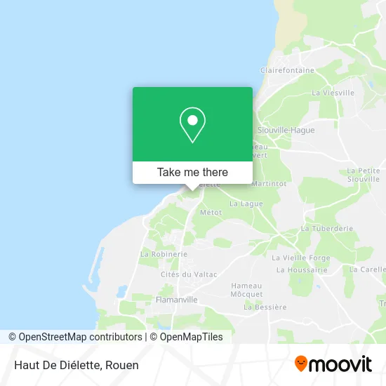 Haut De Diélette map