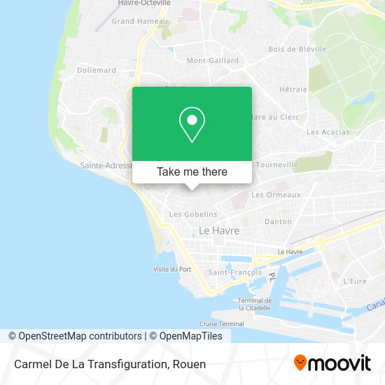 Carmel De La Transfiguration map