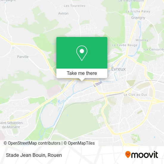 Stade Jean Bouin map