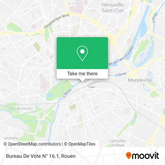 Bureau De Vote N° 16.1 map