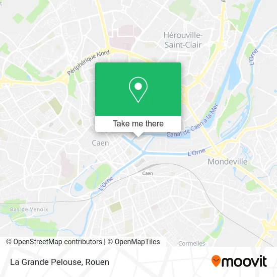 La Grande Pelouse map