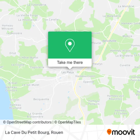 La Cave Du Petit Bourg map