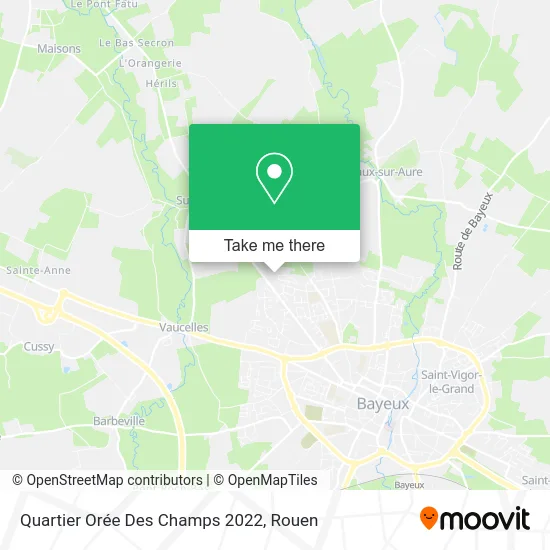 Quartier Orée Des Champs 2022 map