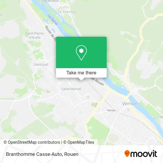 Branthomme Casse-Auto map