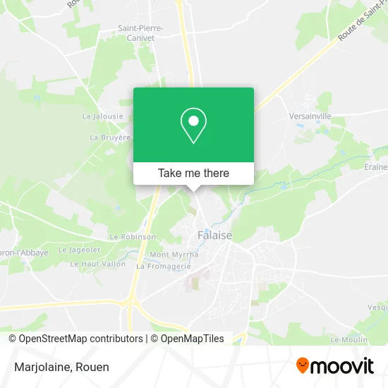 Marjolaine map
