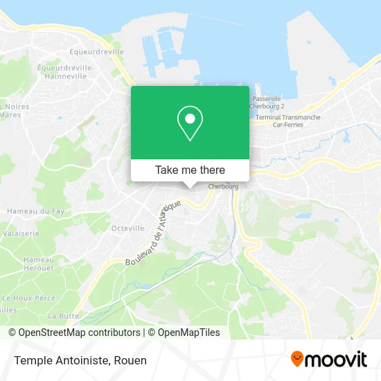 Temple Antoiniste map