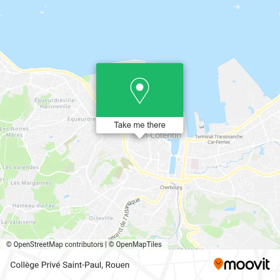 Collège Privé Saint-Paul map