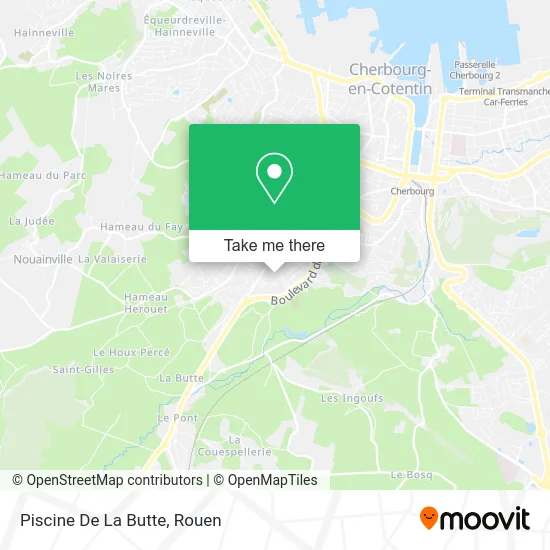 Piscine De La Butte map