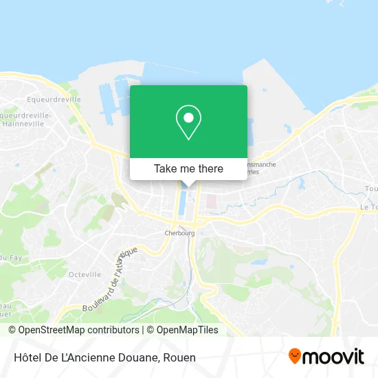 Hôtel De L'Ancienne Douane map