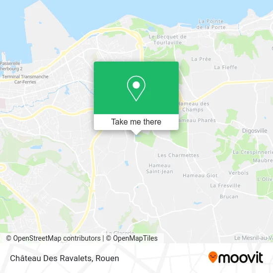 Château Des Ravalets map