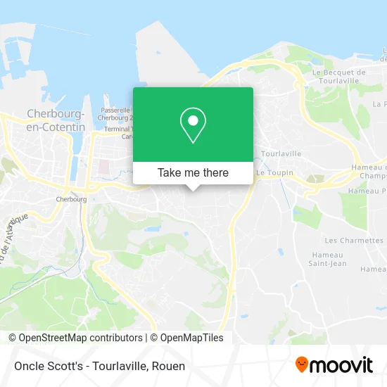 Oncle Scott's - Tourlaville map