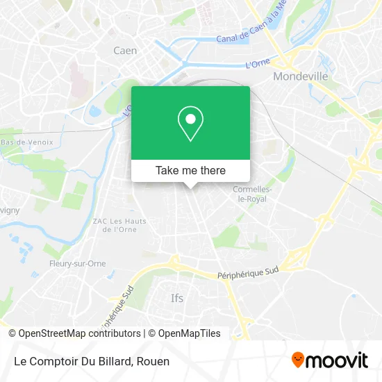 Le Comptoir Du Billard map