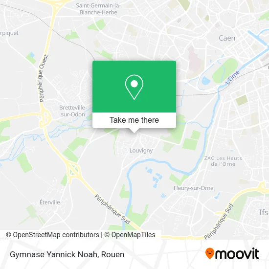 Gymnase Yannick Noah map