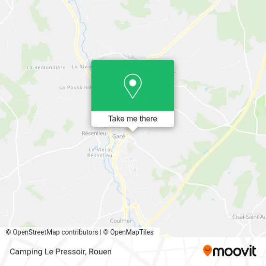 Camping Le Pressoir map
