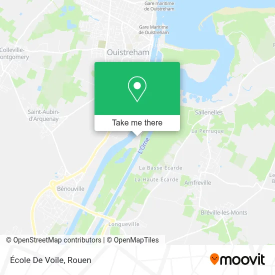 École De Voile map