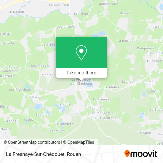 La Fresnaye-Sur-Chédouet map