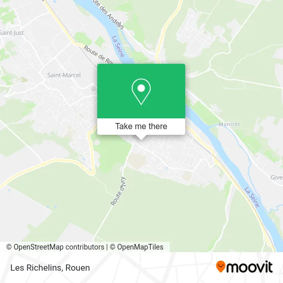 Les Richelins map