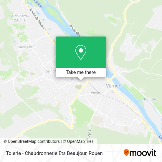 Tolerie - Chaudronnerie Ets Beaujour map