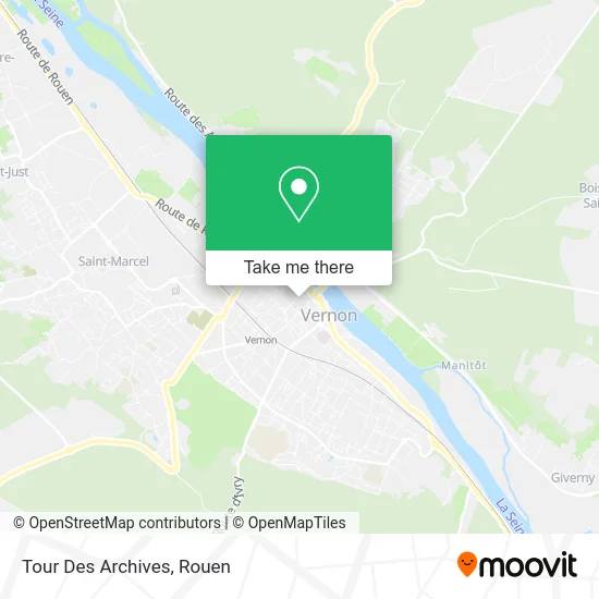 Tour Des Archives map