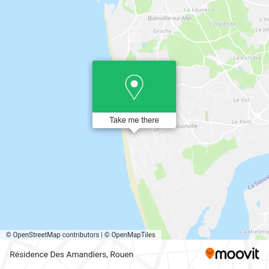 Résidence Des Amandiers map