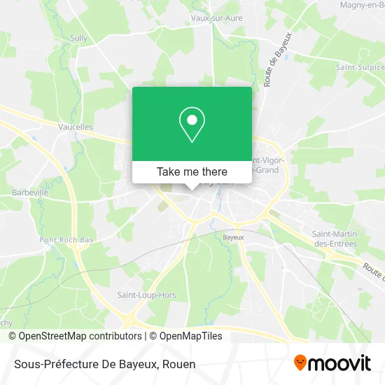 Sous-Préfecture De Bayeux map